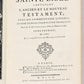 1750 BIBLE in FRENCH 6 VOLUMES antique ILLUSTRATED w/ 3 MAPS