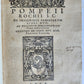 1576 POMPEO ROCCHI - COATS OF ARMS NOBILITY LAW antique De insignibus familiarum