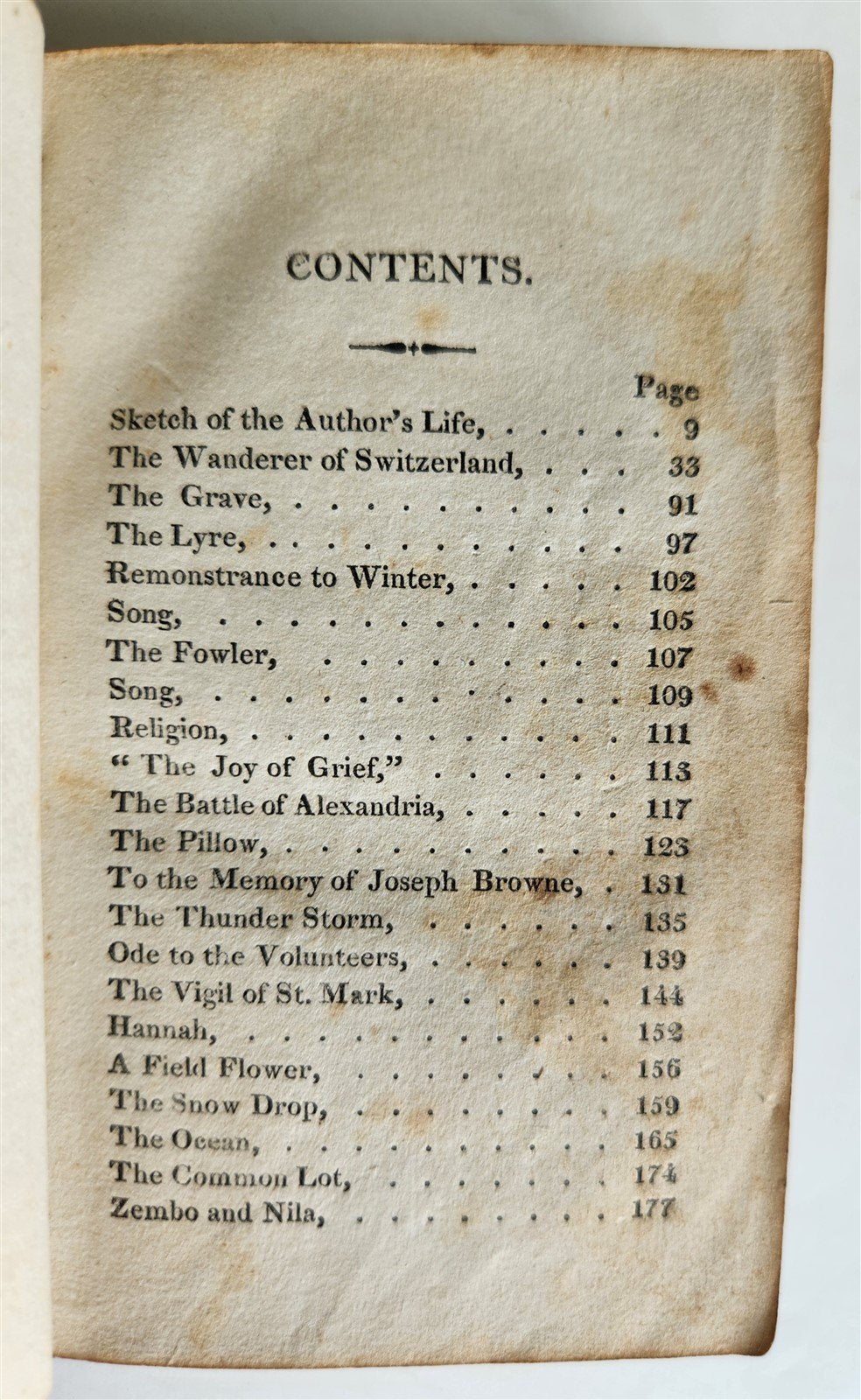 1811 THE WANDERER of SWITZERLAND POEMS by JAMES MONTGOMERY antique AMERICANA