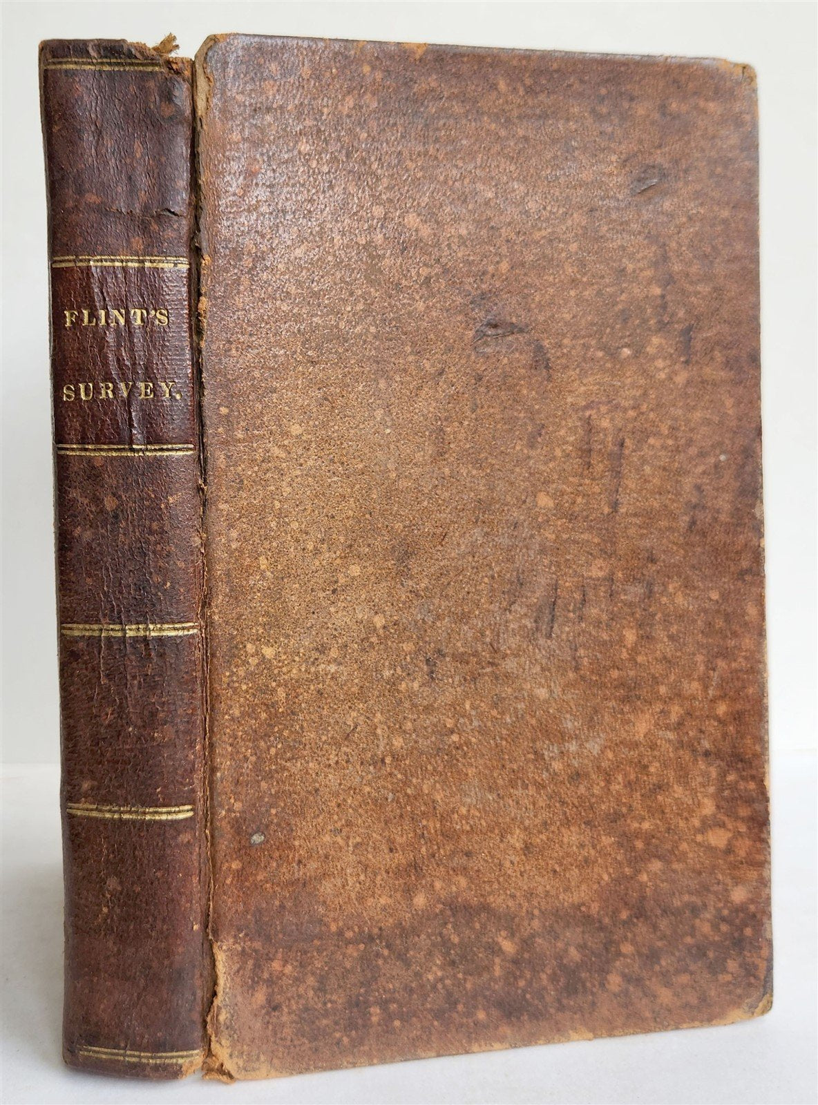 1837 SYSTEM of GEOMETRY & TRIGONOMETRY TREATISE on SURVEYING by A. FLINT antique