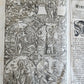 1769 BIBLE in CZECH ILLUSTRATED 2 FOLIO VOLUMES antique