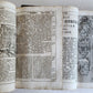1769 BIBLE in CZECH ILLUSTRATED 2 FOLIO VOLUMES antique