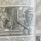 1769 BIBLE in CZECH ILLUSTRATED 2 FOLIO VOLUMES antique
