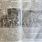 1769 BIBLE in CZECH ILLUSTRATED 2 FOLIO VOLUMES antique