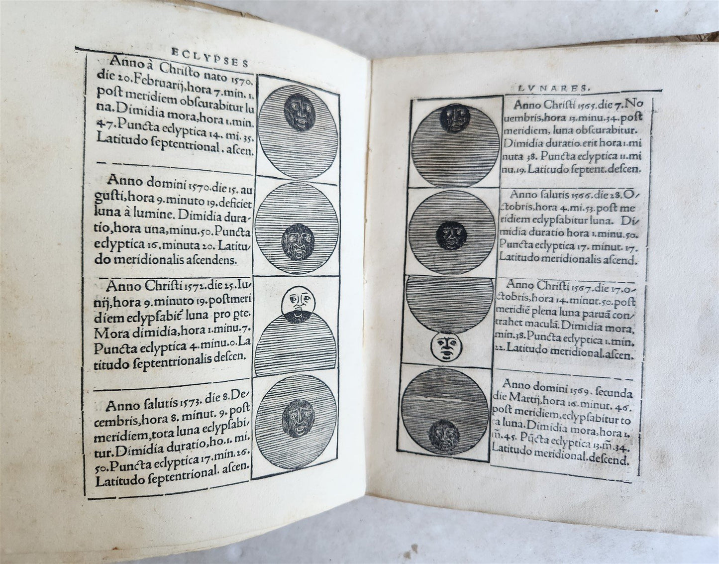 1527 SEBASTIAN MUNSTER Kalendarium Hebraicum antique ILLUSTRATED HEBREW CALENDAR