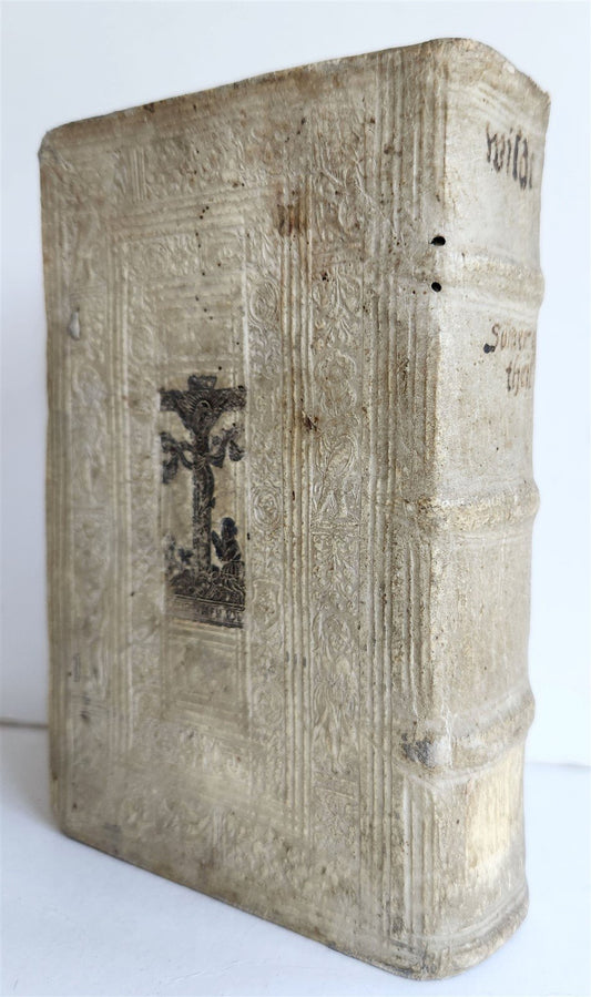 1572 SERMONS by Johann Wild in GERMAN antique PIGSKIN BINDING 16th CENTURY