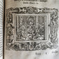 1569 SERMONS by WILD ILLUSTRATED PIGSKIN FOLIO antique BANNED by CHURCH