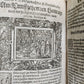 1569 SERMONS by WILD ILLUSTRATED PIGSKIN FOLIO antique BANNED by CHURCH