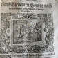 1569 SERMONS by WILD ILLUSTRATED PIGSKIN FOLIO antique BANNED by CHURCH