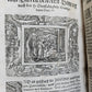 1569 SERMONS by WILD ILLUSTRATED PIGSKIN FOLIO antique BANNED by CHURCH