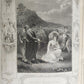 1850 BIBLE in ENGLISH FULLY ILLUSTRATED 3 VOLUMES antique by Rev. Matthew Henry