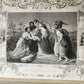 1850 BIBLE in ENGLISH FULLY ILLUSTRATED 3 VOLUMES antique by Rev. Matthew Henry