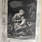 1850 BIBLE in ENGLISH FULLY ILLUSTRATED 3 VOLUMES antique by Rev. Matthew Henry