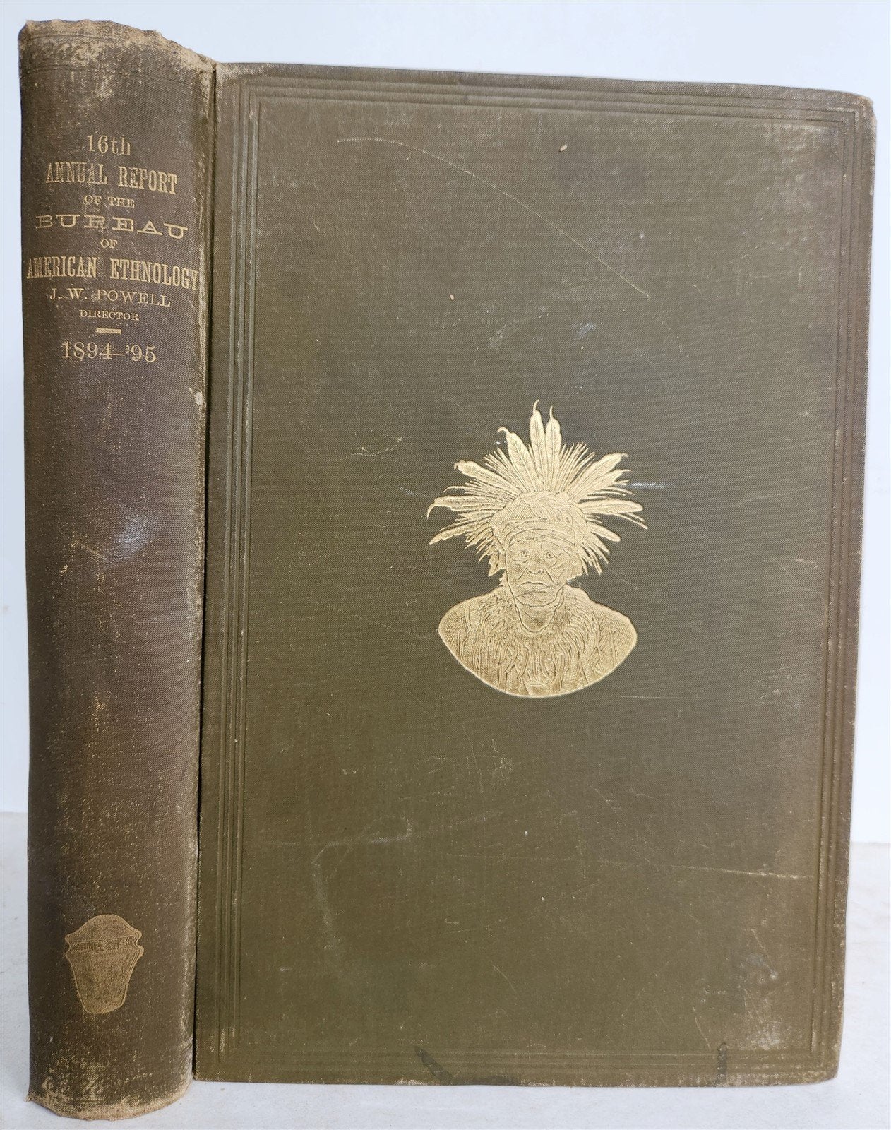 1894-95 AMERICAN ETHNOLOGY REPORT antique ILLUSTRATED