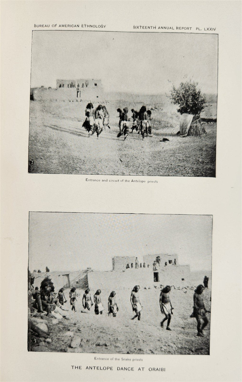 1894-95 AMERICAN ETHNOLOGY REPORT antique ILLUSTRATED