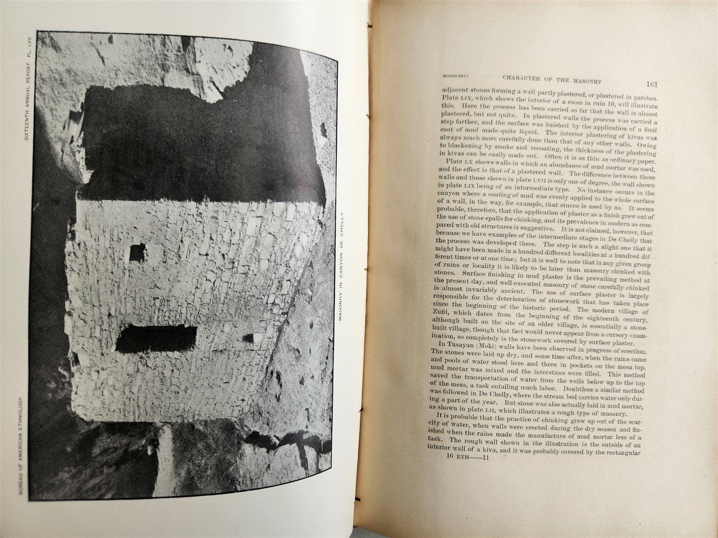 1894-95 AMERICAN ETHNOLOGY REPORT antique ILLUSTRATED