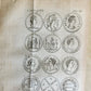 1739 LA SCIENCE des MEDAILLES antique 2 ILLUSTRATED VOLUMES VELLUM BOUND