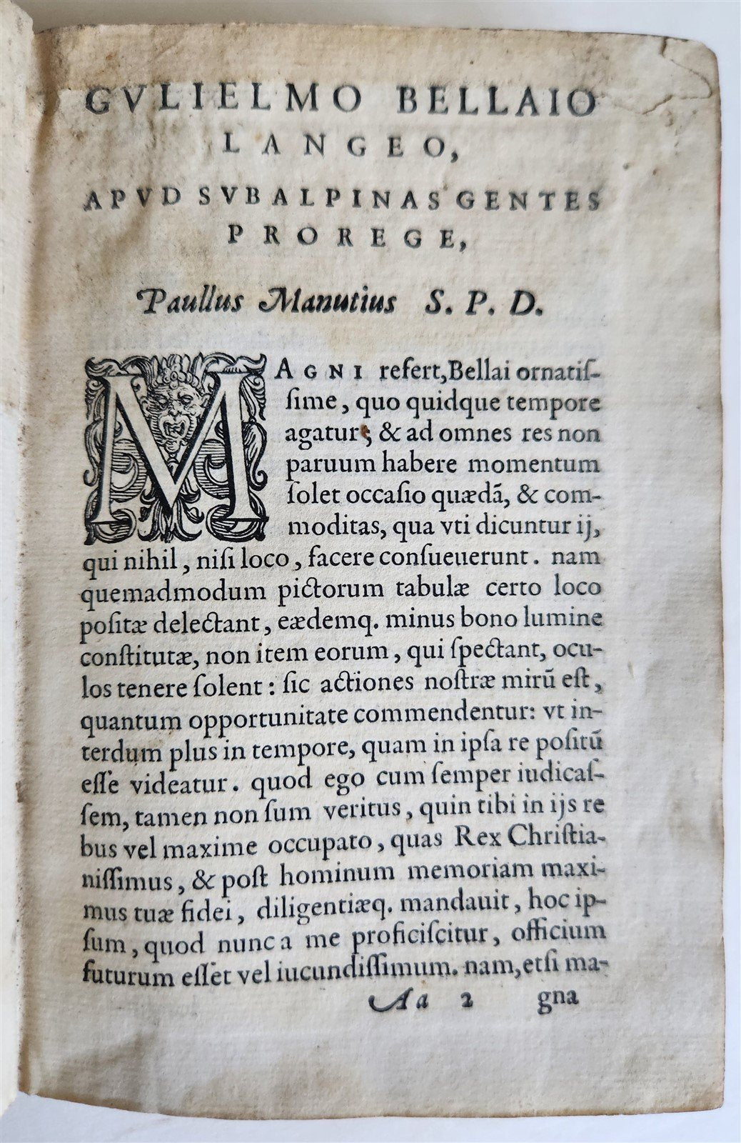 1586 CICERO editd by Paolo Manuzio antique VELLUM BOUND 16th CENTURY