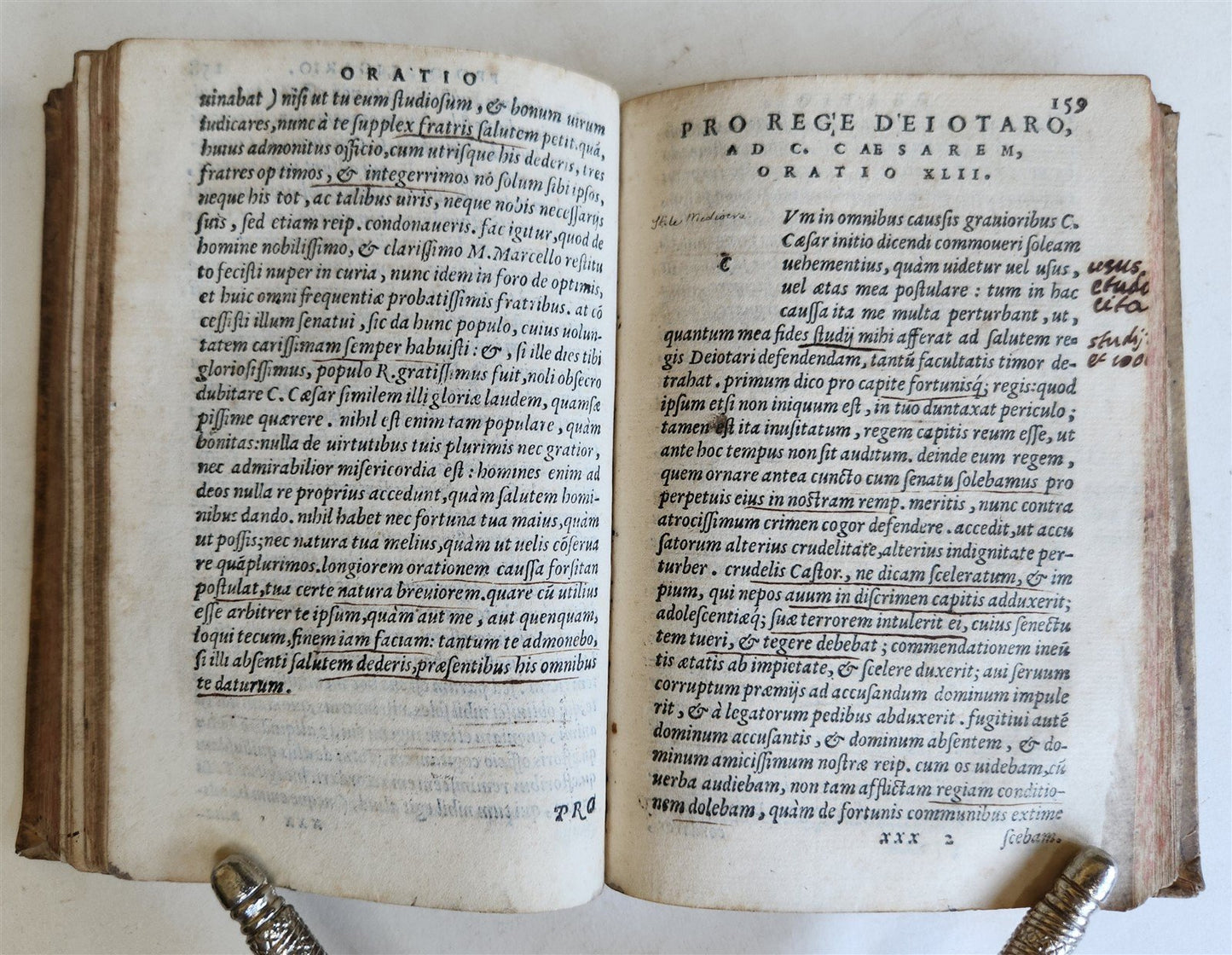1559 ALDUS PRESS CICERO edited by Paolo Manuzio antique VELLUM 16th CENT. Aldine