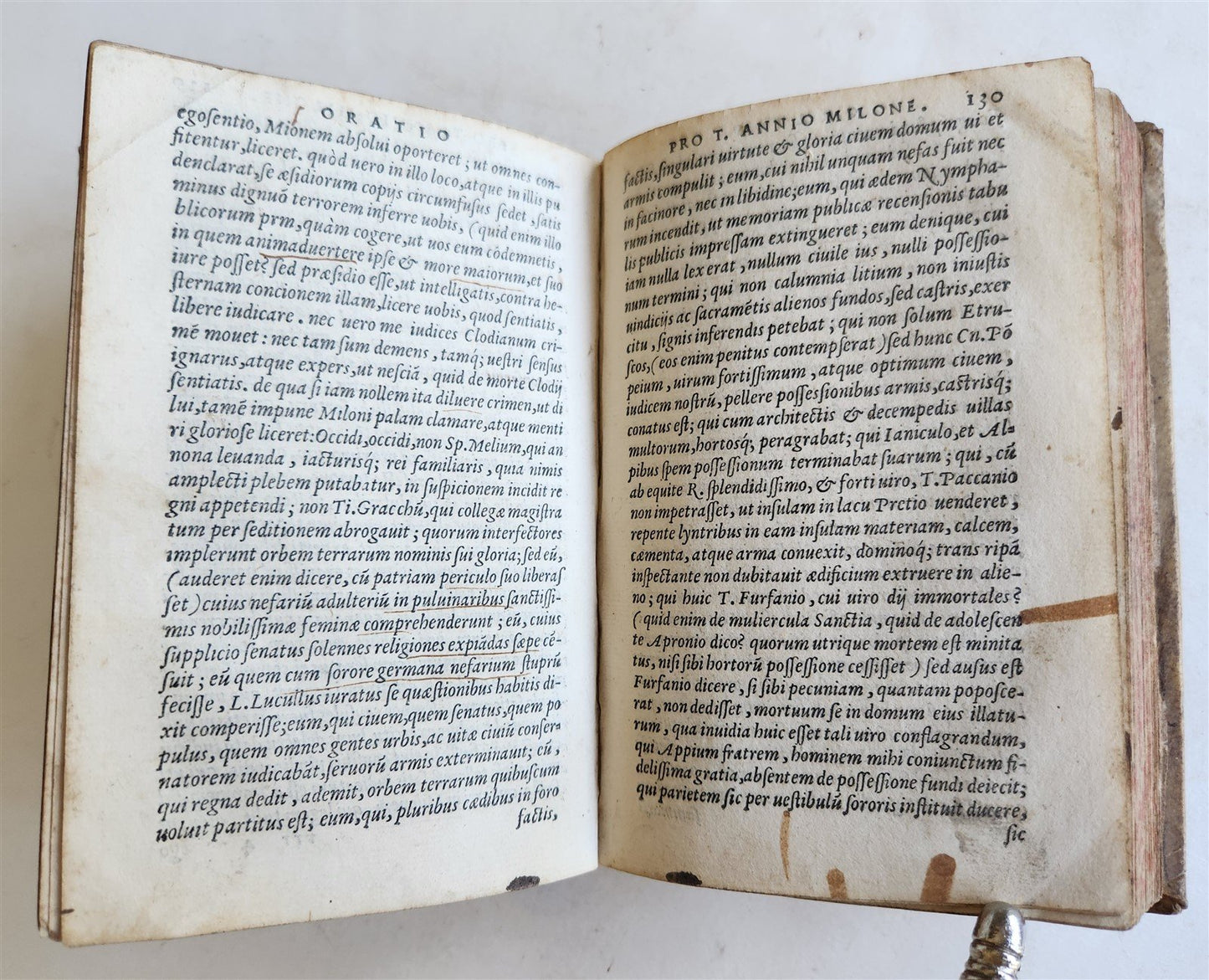 1559 ALDUS PRESS CICERO edited by Paolo Manuzio antique VELLUM 16th CENT. Aldine