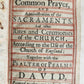 1697 BIBLE in ENGLISH OLD & NEW TESTAMENT antique w/ SILVER DECORATIONS & CLASPS