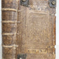 1571 BIBLE in LATIN ILLUSTRATED w/ 135 WOODCUTS antique PIGSKIN w/ METAL CORNERS
