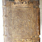 1571 BIBLE in LATIN ILLUSTRATED w/ 135 WOODCUTS antique PIGSKIN w/ METAL CORNERS