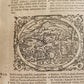 1571 BIBLE in LATIN ILLUSTRATED w/ 135 WOODCUTS antique PIGSKIN w/ METAL CORNERS