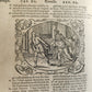 1571 BIBLE in LATIN ILLUSTRATED w/ 135 WOODCUTS antique PIGSKIN w/ METAL CORNERS