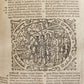 1571 BIBLE in LATIN ILLUSTRATED w/ 135 WOODCUTS antique PIGSKIN w/ METAL CORNERS