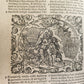 1571 BIBLE in LATIN ILLUSTRATED w/ 135 WOODCUTS antique PIGSKIN w/ METAL CORNERS