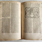 1571 BIBLE in LATIN ILLUSTRATED w/ 135 WOODCUTS antique PIGSKIN w/ METAL CORNERS