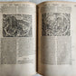 1571 BIBLE in LATIN ILLUSTRATED w/ 135 WOODCUTS antique PIGSKIN w/ METAL CORNERS