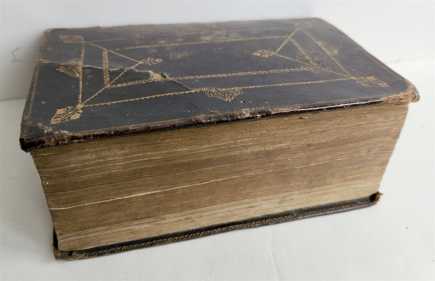 1699 BIBLE in ENGLISH OLD & NEW TESTAMENT antique Charles Bill & Thomas Newcomb