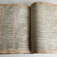 1660 BIBLE in ENGLISH OLD & NEW TESTAMENT antique BINDING w/ SILVER CORNERS