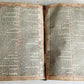 1660 BIBLE in ENGLISH OLD & NEW TESTAMENT antique BINDING w/ SILVER CORNERS
