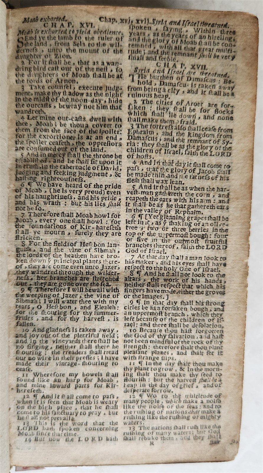 1699 BIBLE in ENGLISH OLD & NEW TESTAMENT antique Vol. II C. Bill & T. Newcomb