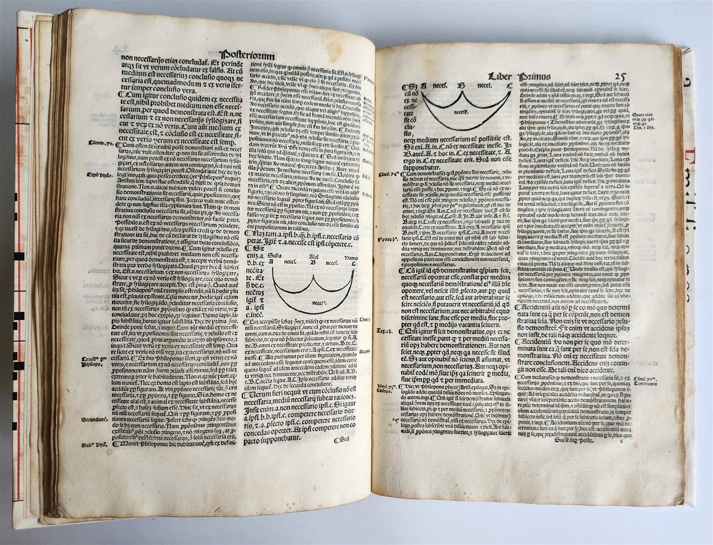 1526 POST-INCUNABULA ARISTOTLE & A.NIFO antique Posterior Analytics Commentary