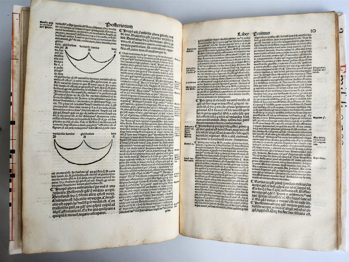 1526 POST-INCUNABULA ARISTOTLE & A.NIFO antique Posterior Analytics Commentary