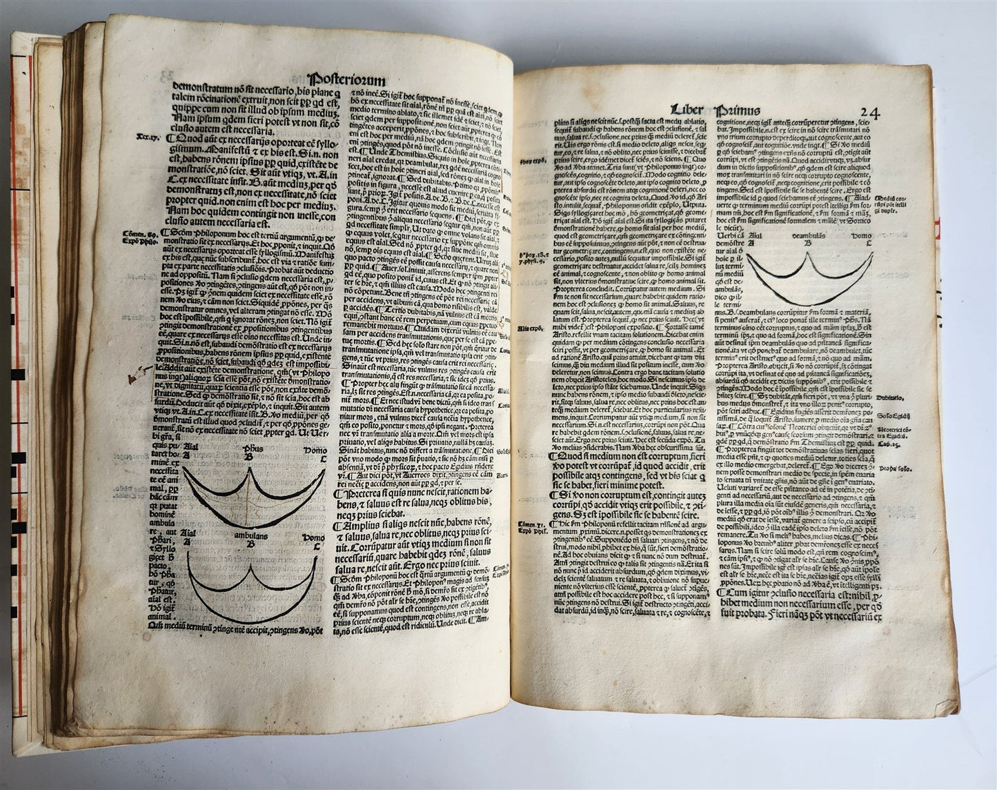 1526 POST-INCUNABULA ARISTOTLE & A.NIFO antique Posterior Analytics Commentary