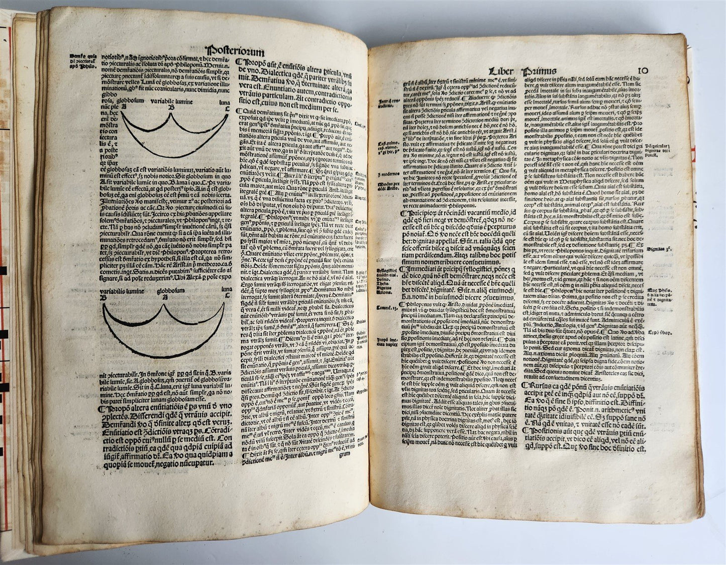 1526 POST-INCUNABULA ARISTOTLE & A.NIFO antique Posterior Analytics Commentary