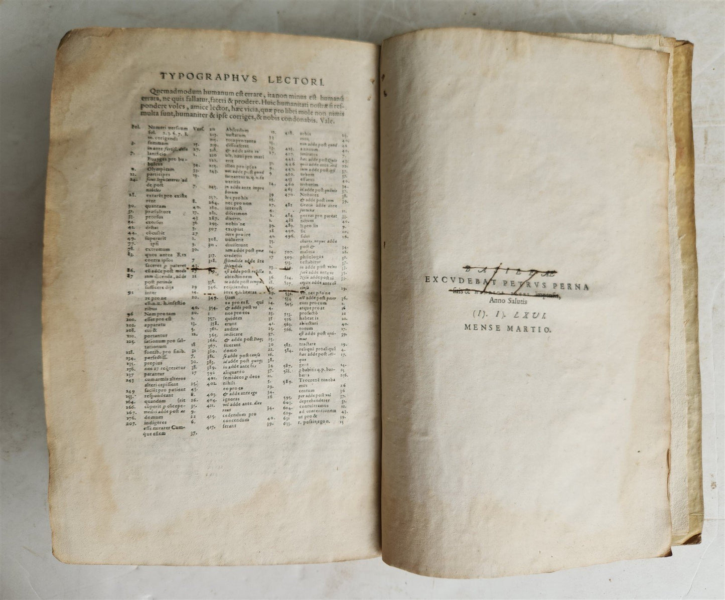 1566 AELIUS ARISTIDES ORATORIS CLARISSIMI antique VELLUM BOUND FOLIO rare