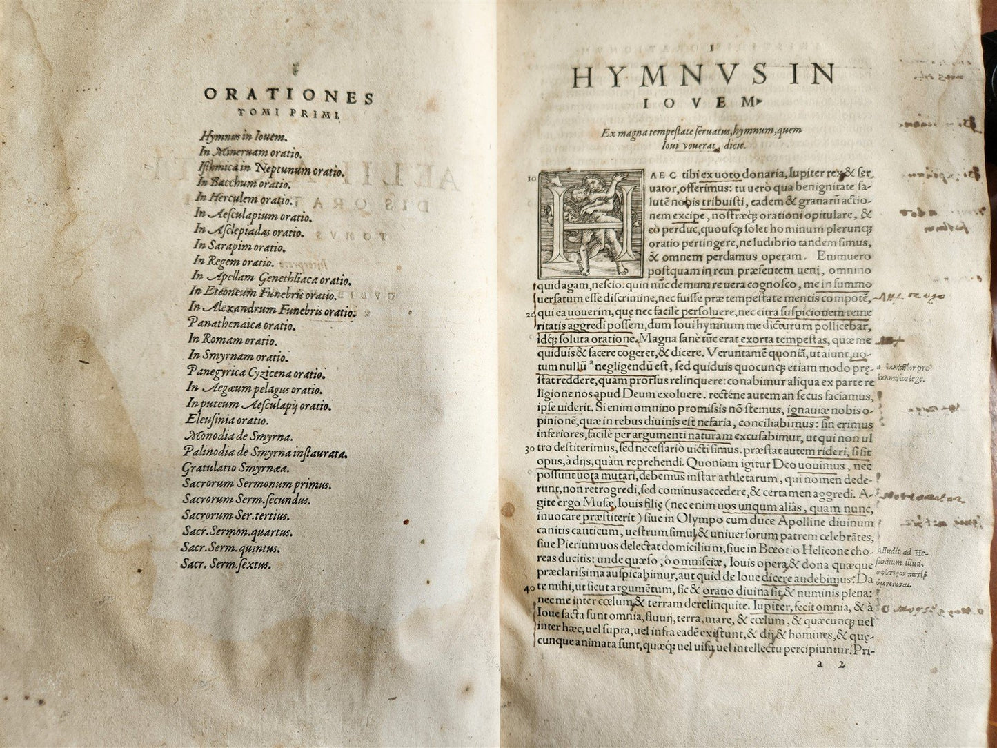 1566 AELIUS ARISTIDES ORATORIS CLARISSIMI antique VELLUM BOUND FOLIO rare