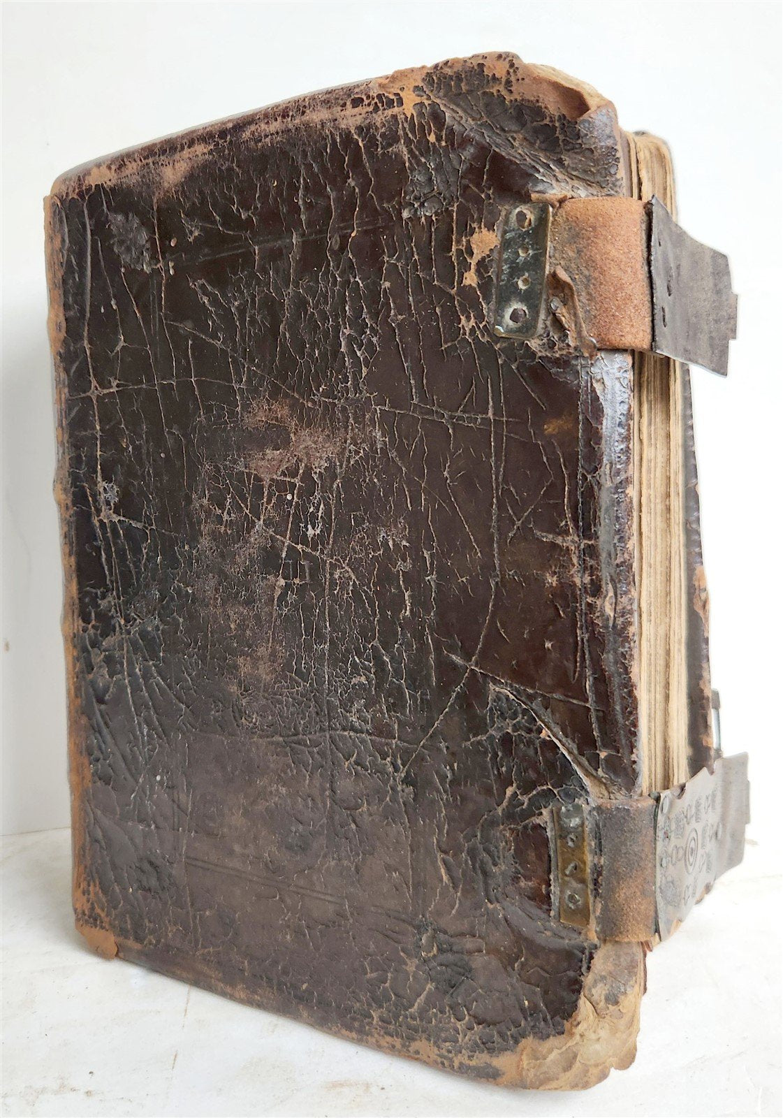 1596 BIBLE in ENGLISH GENEVA BREECHES VERSION antique ORIGINAL BINDING scarce