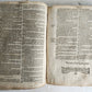 1596 BIBLE in ENGLISH GENEVA BREECHES VERSION antique ORIGINAL BINDING scarce