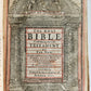 1774 BIBLE in ENGLISH antique FINE ORIGINAL BINDING w/ SILVER CORNER PIECES