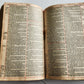 1774 BIBLE in ENGLISH antique FINE ORIGINAL BINDING w/ SILVER CORNER PIECES