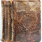 1638 BIBLE in ENGLISH antique COAT of ARMS of BRITISH KING CHARLES I BINDING