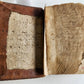 1638 BIBLE in ENGLISH antique COAT of ARMS of BRITISH KING CHARLES I BINDING
