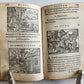 1561 AESOP FABLES antique FULLY ILLUSTRATED vellum binding 16th CENTURY rare